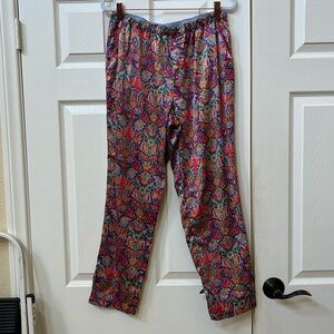 Anthropologie Satin Pajama Pants